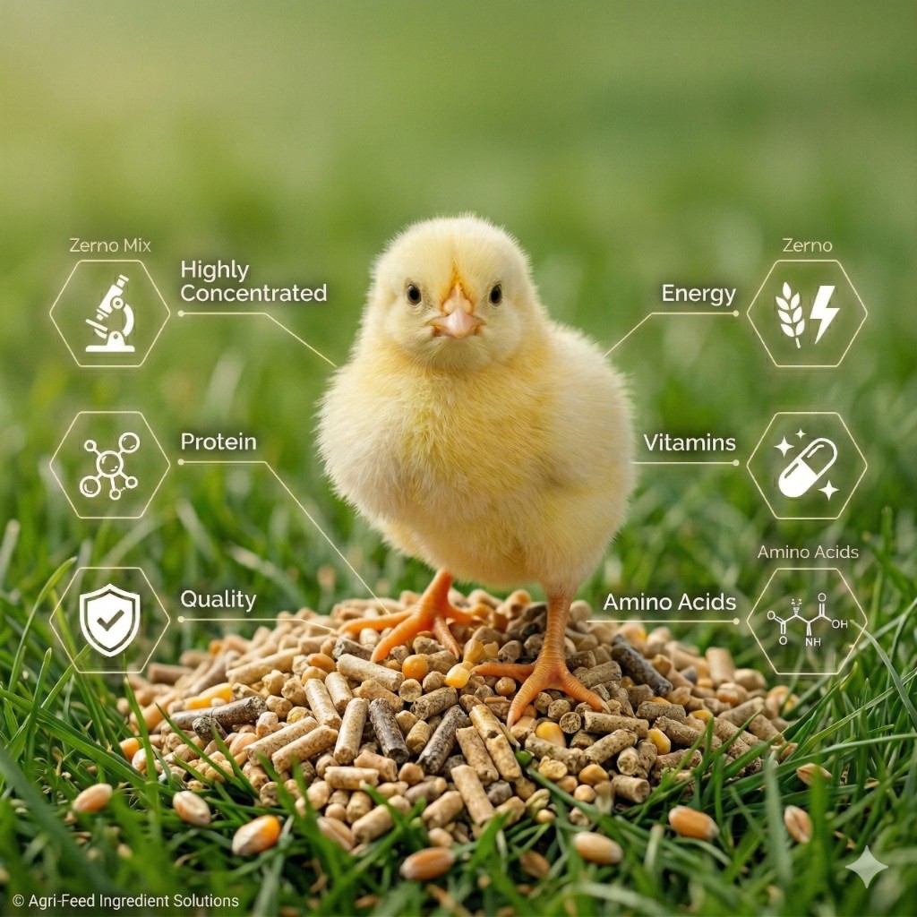 HDS-Animal: high-density feed supplements — concentrated nutrients for poultry and livestock.